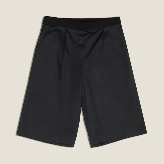 Black Velcro Hemp Short