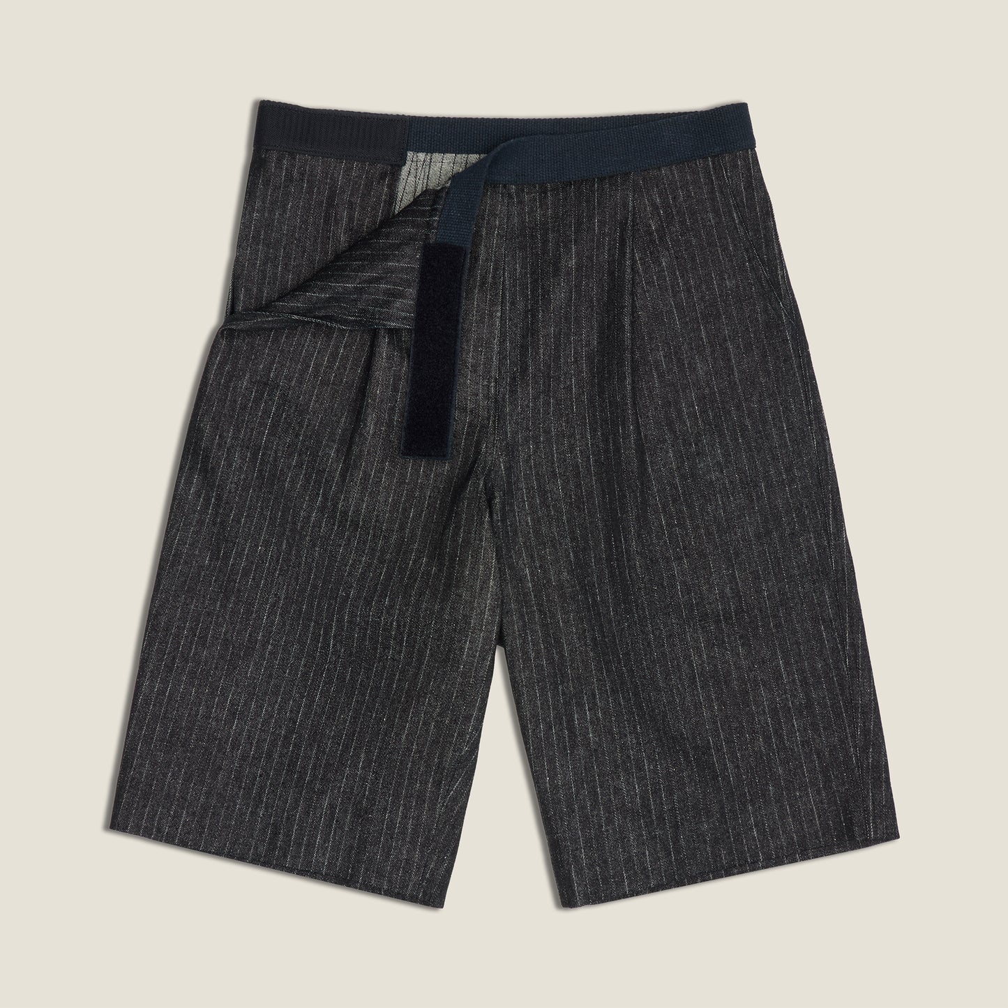 Denim Hemp Velcro Short