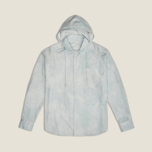 Faded Detachable-Hood Shirt