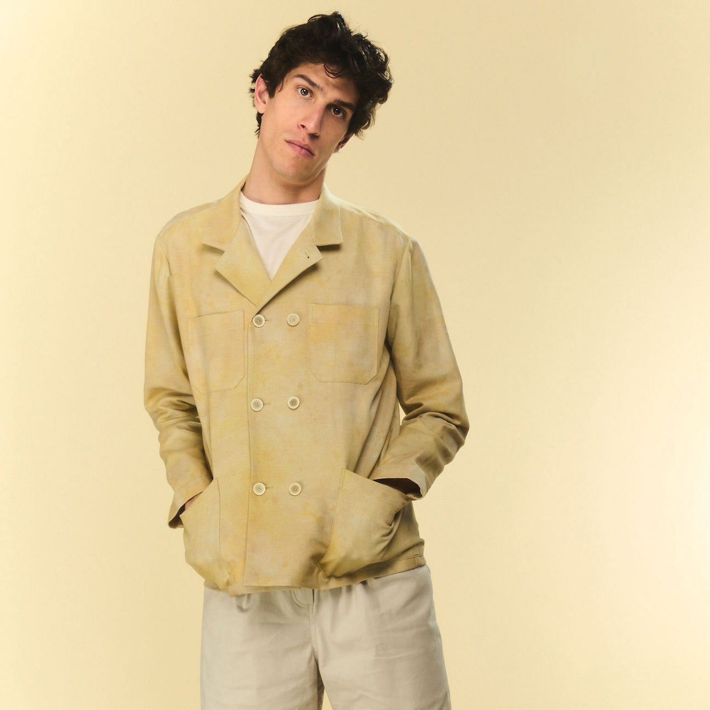 Faded Yellow French Jacket